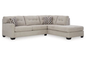 Signature Design by Ashley Mahoney 2-Piece Sectional with Chaise-Pebble