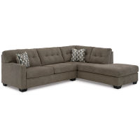 Signature Design by Ashley Mahoney 2-Piece Sectional with Chaise-Chocolate