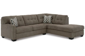 Signature Design by Ashley Mahoney 2-Piece Sectional with Chaise-Chocolate