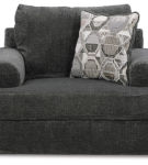 Signature Design by Ashley Karinne Oversized Chair and Ottoman-Smoke