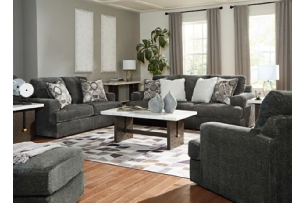 Signature Design by Ashley Karinne Sofa, Loveseat, Oversized Chair and Ottoman