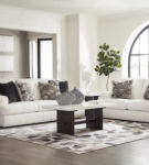 Signature Design by Ashley Karinne Sofa and Loveseat-Linen