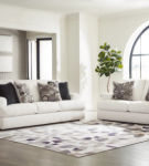 Signature Design by Ashley Karinne Sofa and Loveseat-Linen