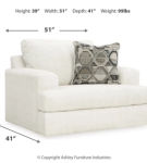 Signature Design by Ashley Karinne Sofa, Loveseat, Oversized Chair and Ottoman