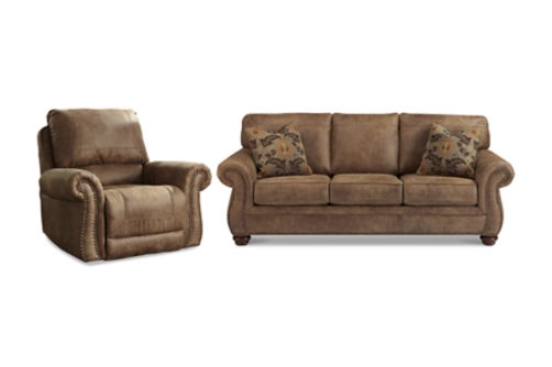 Signature Design by Ashley Larkinhurst Sofa Sleeper and Recliner-Earth