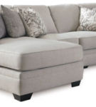 Benchcraft Dellara 3-Piece Sectional with Chaise-Chalk