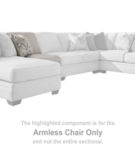 Benchcraft Dellara 3-Piece Sectional with Chaise-Chalk