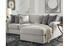 Benchcraft Dellara 2-Piece Sectional with Chaise-Chalk