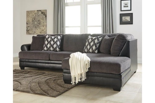 Benchcraft Kumasi 2-Piece Sectional with Chaise-Smoke