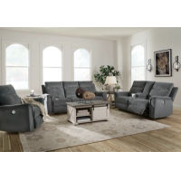 Signature Design by Ashley Barnsana Power Reclining Sofa, Loveseat and Recliner