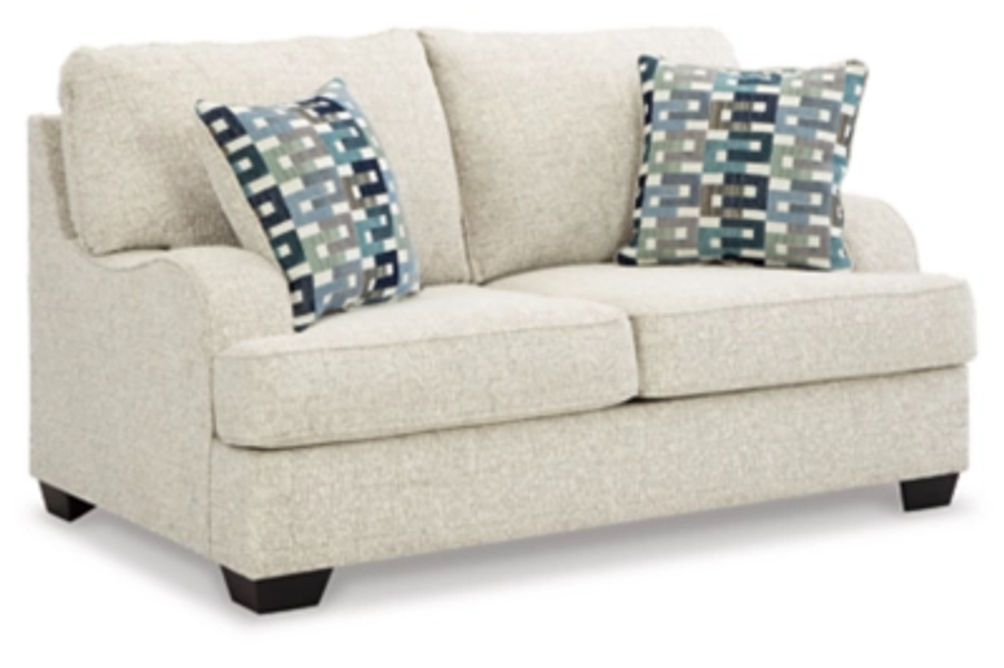 Signature Design by Ashley Valerano Sofa and Loveseat-Parchment