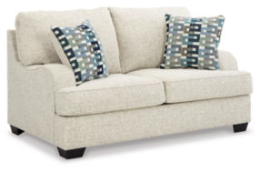 Signature Design by Ashley Valerano Sofa and Loveseat-Parchment