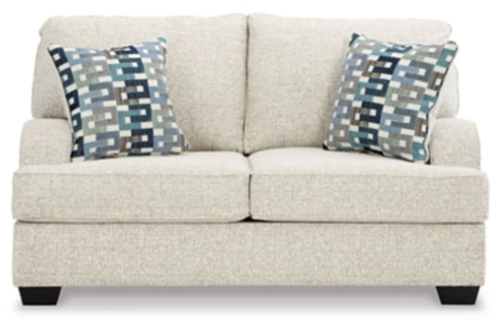 Signature Design by Ashley Valerano Sofa and Loveseat-Parchment