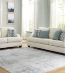 Signature Design by Ashley Valerano Sofa and Loveseat-Parchment