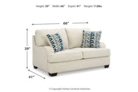 Signature Design by Ashley Valerano Sofa and Loveseat-Parchment