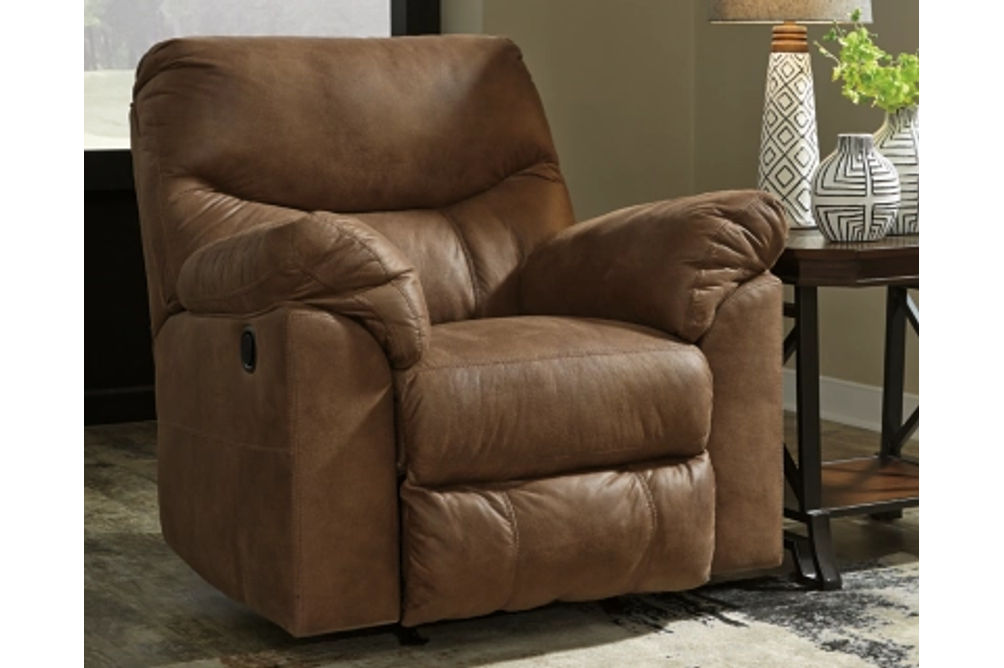 Signature Design by Ashley Boxberg Reclining Loveseat and Recliner-Bark