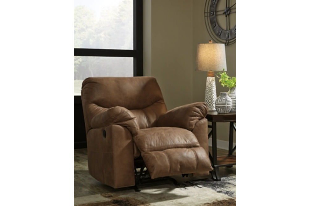 Signature Design by Ashley Boxberg Reclining Loveseat and Recliner-Bark