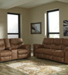 Signature Design by Ashley Boxberg Reclining Sofa and Loveseat-Bark