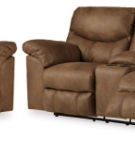 Signature Design by Ashley Boxberg Reclining Loveseat and Recliner-Bark