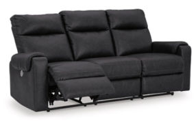 Axtellton Power Reclining Sofa, Loveseat and Recliner-Carbon