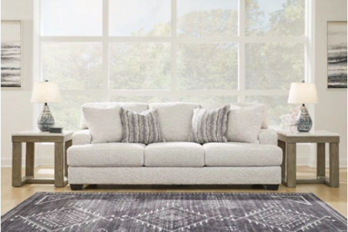 Signature Design by Ashley Brebryan Sofa and Oversized Chair-Flannel