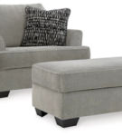 Signature Design by Ashley Deakin Oversized Chair and Ottoman-Ash