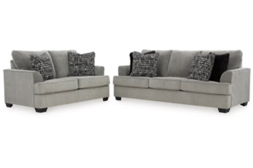 Signature Design by Ashley Deakin Sofa and Loveseat-Ash