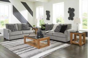 Signature Design by Ashley Deakin Sofa and Loveseat-Ash