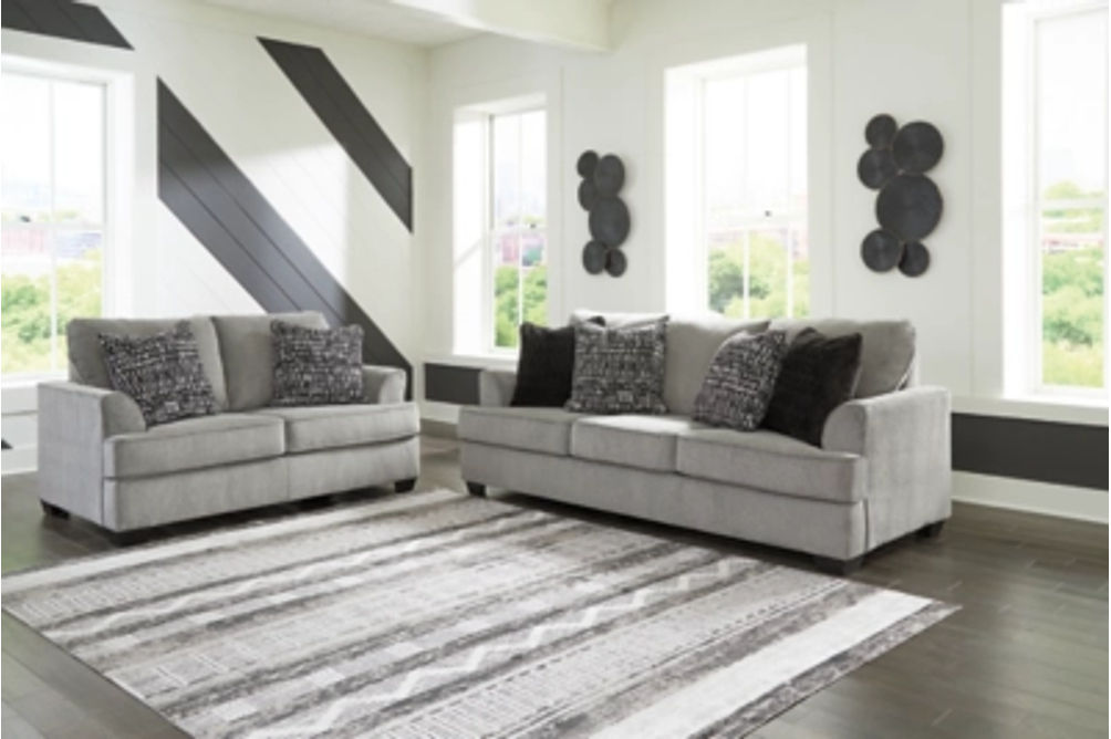 Signature Design by Ashley Deakin Sofa and Loveseat-Ash