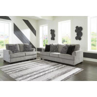 Signature Design by Ashley Deakin Sofa and Loveseat-Ash