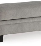 Benchcraft Davinca Oversized Chair and Ottoman-Charcoal