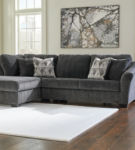 Signature Design by Ashley Biddeford 2-Piece Sectional with Chaise-Ebony