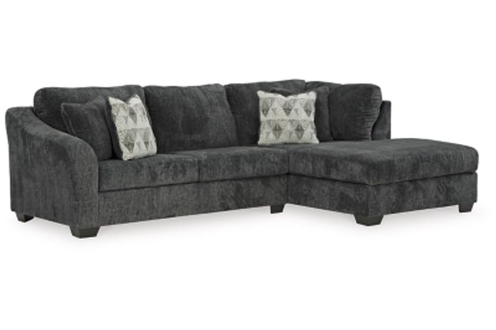 Signature Design by Ashley Biddeford 2-Piece Sectional with Chaise-Shadow