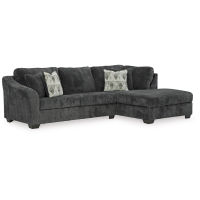 Signature Design by Ashley Biddeford 2-Piece Sectional with Chaise-Shadow