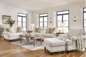 Signature Design by Ashley Valerani Sofa, Loveseat, Chair and Ottoman-Sandston