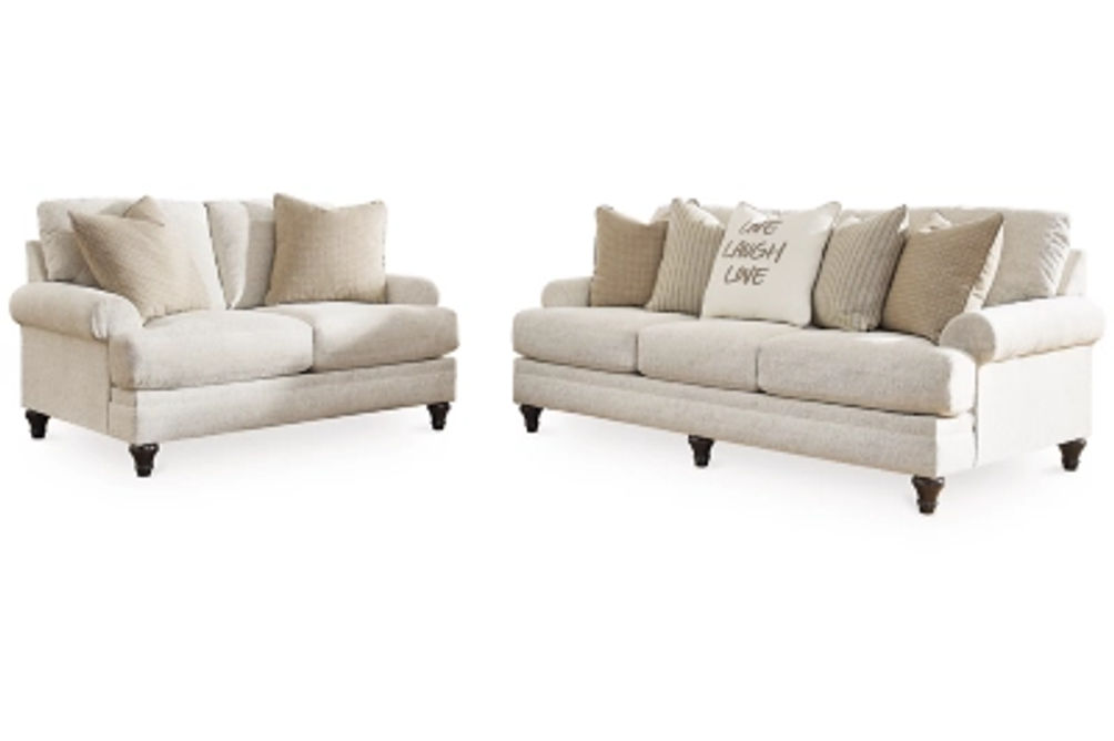 Signature Design by Ashley Valerani Sofa and Loveseat-Sandstone