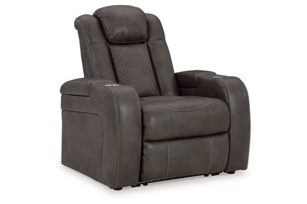 Signature Design by Ashley Fyne-Dyme Power Recliner-Shadow