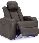 Signature Design by Ashley Fyne-Dyme Power Recliner-Shadow