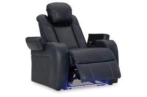 Signature Design by Ashley Fyne-Dyme Power Recliner-Sapphire