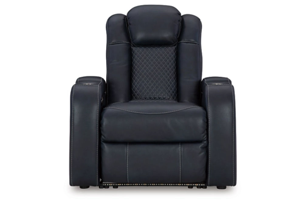 Signature Design by Ashley Fyne-Dyme Power Recliner-Sapphire