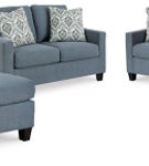 Benchcraft Lemly Sofa, Loveseat, Chair and Ottoman-Twilight