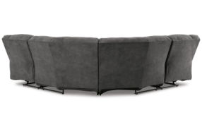 Signature Design by Ashley Partymate 2-Piece Reclining Sectional-Slate