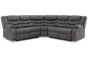 Signature Design by Ashley Partymate 2-Piece Reclining Sectional-Slate