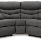 Signature Design by Ashley Partymate 2-Piece Reclining Sectional-Slate