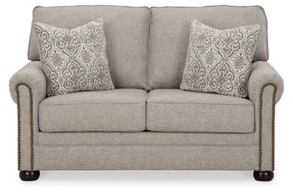 Signature Design by Ashley Gaelon Sofa, Loveseat, Chair and Ottoman-Dune