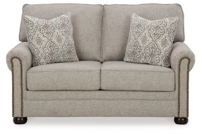 Signature Design by Ashley Gaelon Sofa, Loveseat, Chair and Ottoman-Dune