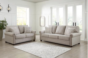 Signature Design by Ashley Gaelon Sofa and Loveseat-Dune