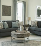 Signature Design by Ashley Bayonne Sofa and Loveseat-Charcoal