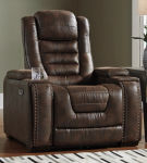 Signature Design by Ashley Game Zone Power Recliner-Bark