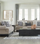 Signature Design by Ashley Elbiani Sofa and Loveseat-Alloy